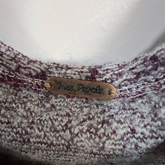 Free People Kilm Swing Fringe Knit Wool Blend Boho Top - Picture 4 of 7